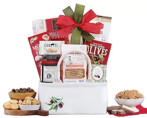 The Taste of Italy Italian Gift by Wine Country Gift Baskets Full of Italian Gourmet Ingredients Ready to Make an Italian Feast