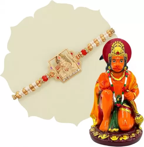 TIED RIBBONS Rakhi for Brother with Gift Set | Bhai Rakhi | Coffee Mug (10 Oz) | Mini Card - Raksha bandhan Rakhi Bracelet for Brother Rakhi for Bhaiya | Bro Rakhi Thread | Rakhi Set