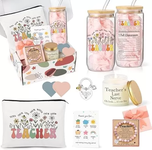 UAREHIBY Thank You Teacher Gifts for Women, Teacher Appreciation Gifts, Back to School Gift from Student, Teachers End of Year Gift for Men, New Teachers