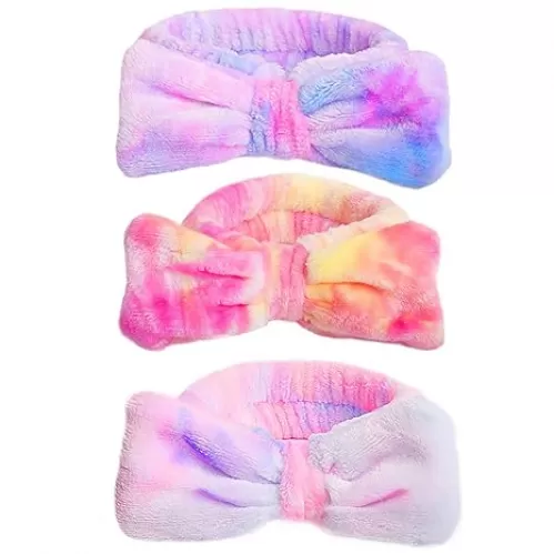 WSYUB Spa Headband, Makeup&Skincare Headbands, Headband for Washing Face, Teen Girls Fuzzy Hair Bands for Women