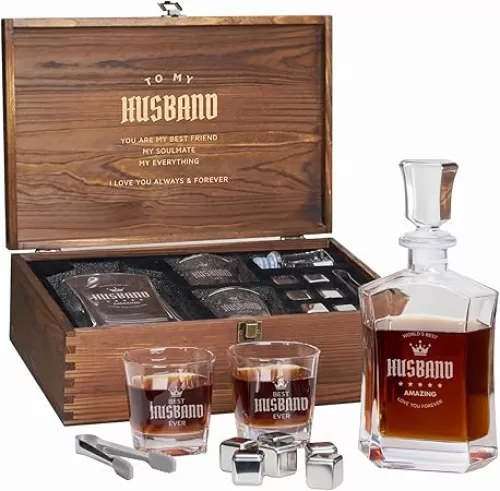 AW BRIDAL Husband Gifts Birthday Anniversary Wedding Gifts for Husband Him Men - World