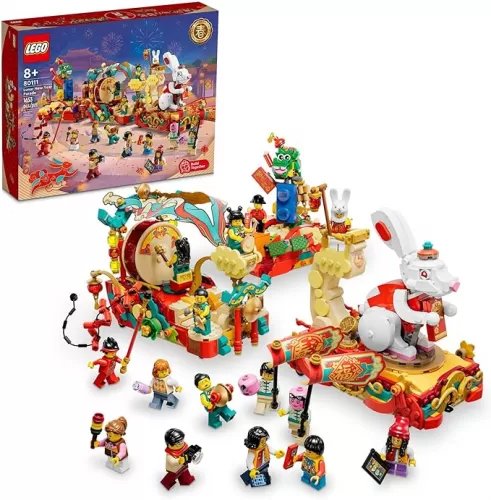 LEGO Lunar New Year Parade 80111 Building Toy Set; for Kids, Boys and Girls Ages 8+ (1, 653 Pieces)