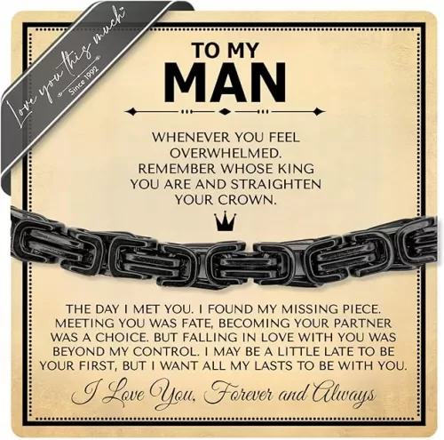 Love You This Much To My Man Straighten Your Crown Gift for Him | Men